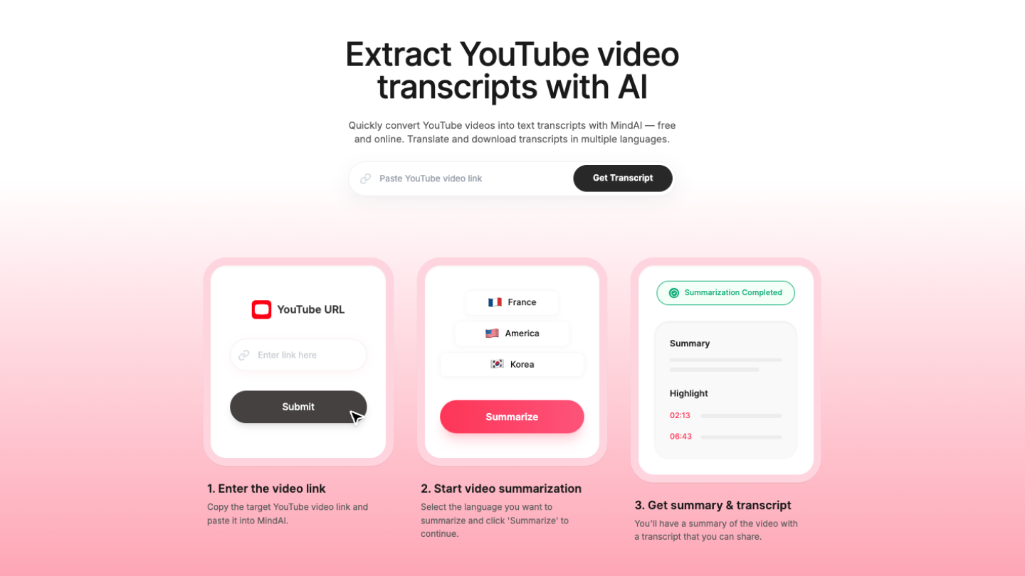AI Video Translator Header